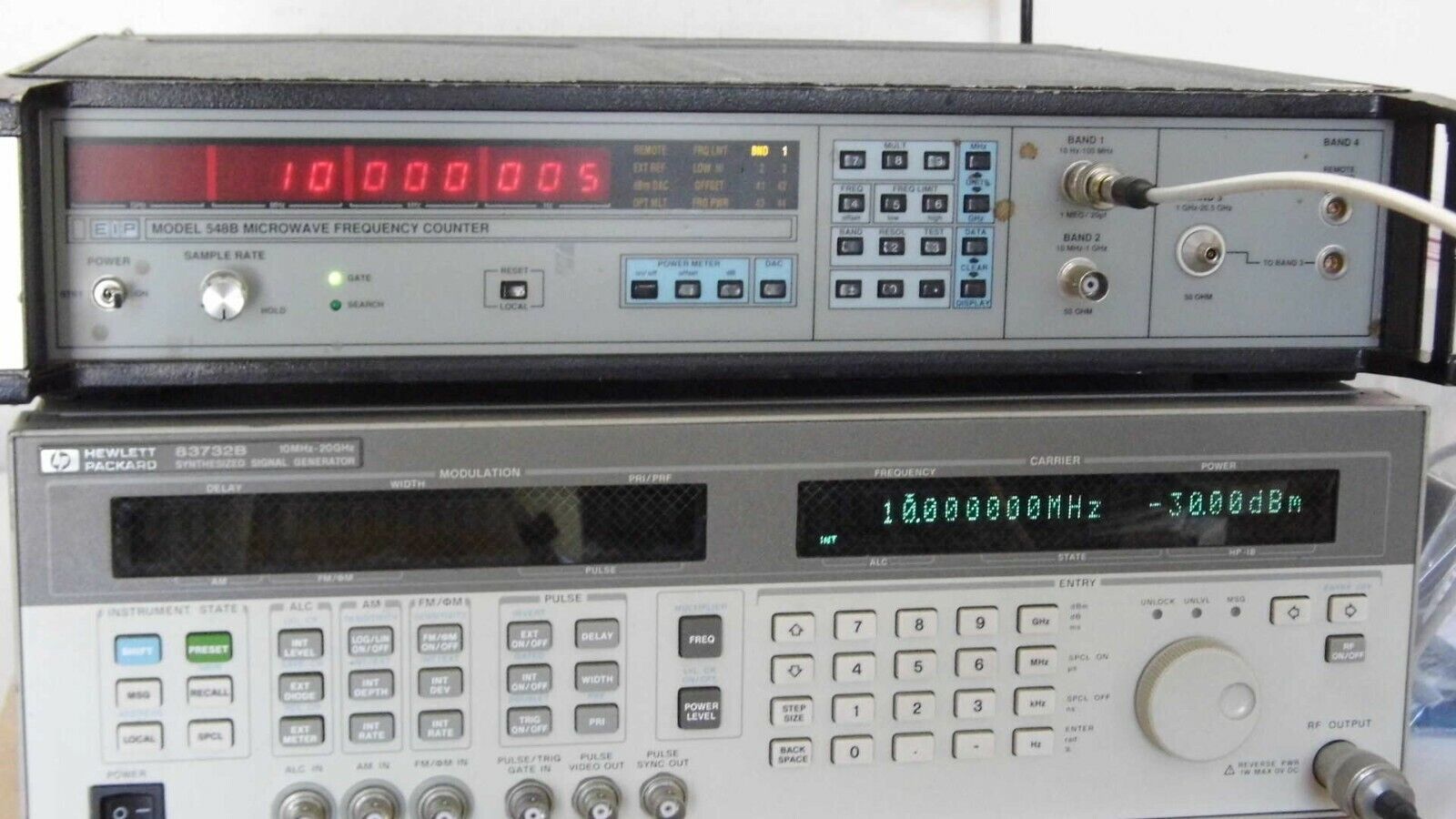 EIP 548B microwave frequency counter 10hz-26.5Ghz w/opt 06 EIP 548B microwave frequency counter 10hz-26.5Ghz w/opt 06